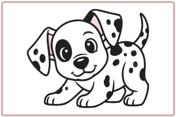 Cute Dalmatian Puppy Embroidery Design Review