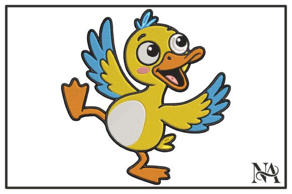 Cute Dancing Duck Embroidery Design Review