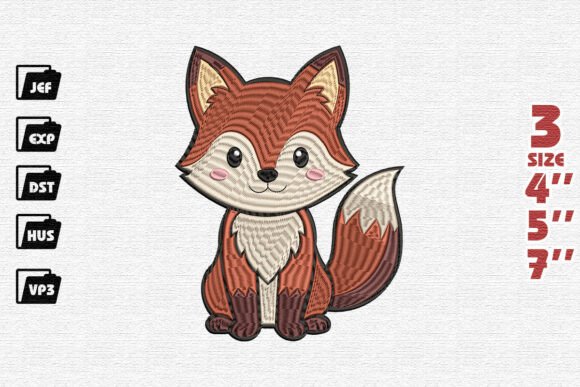 Cute Fox Embroidery Design Review