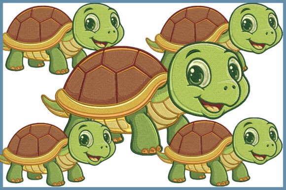 Cute Turtle Embroidery Design Review