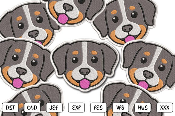 Dog Face Patch Embroidery Design Review