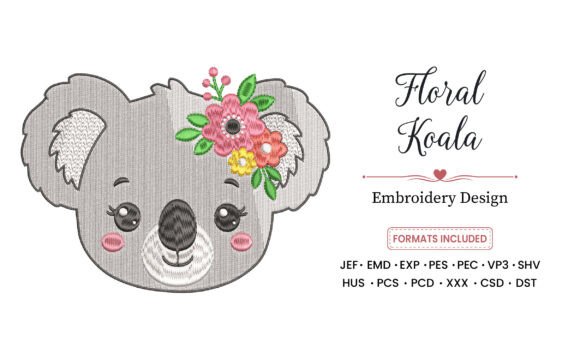 Floral Koala Embroidery Design Review