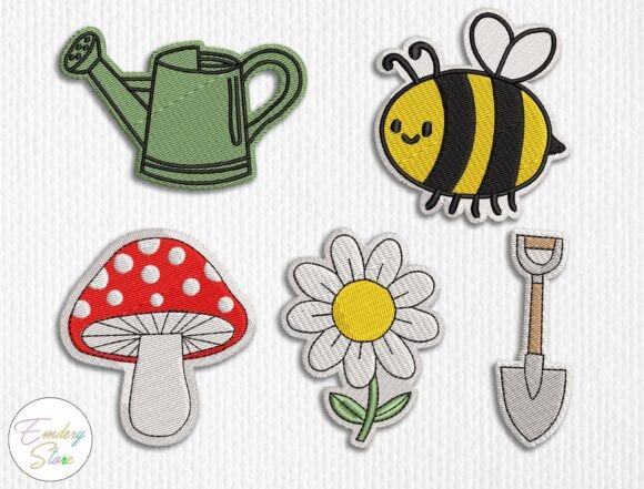 Garden Spring Embroidery Patch Set Review