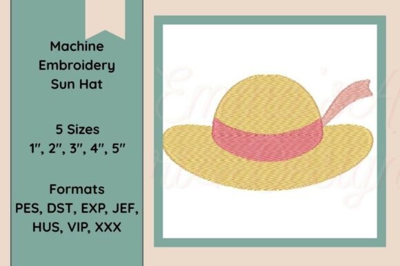 Sun Hat Machine Embroidery Design Review