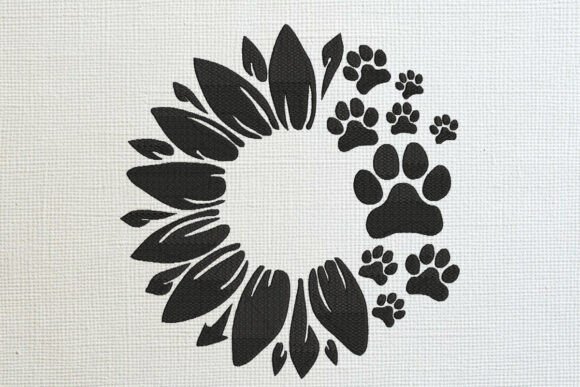 Sunflower Dog Paw Embroidery Design Review